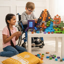 Blocos de Montar Magnéticos com luzes 150PCS – Brinquedo Educativo Montessori STEM Infantil