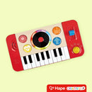 DJ Mix & Spin Studio Brinquedo Musical Infantil com Teclado, Luzes e Efeitos Especiais – Hape