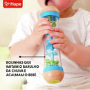 Chocalho Bastão Sensorial com Som de Chuva para Bebê 0 Meses+ | Hape