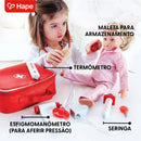 Kit Médico Infantil Completo de Madeira com Estetoscópio | Hape