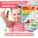Livro Montessori Magnético de Frações – Aprendizado Visual e Educativo | CRIATIVAE