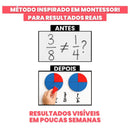 Livro Montessori Magnético de Frações – Aprendizado Visual e Educativo | CRIATIVAE