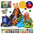 Blocos de Montar Magnéticos com luzes 150PCS – Brinquedo Educativo Montessori STEM Infantil