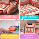 BRINQUEDO SIMULADOR DE CAIXA DE SUPER MERCADO