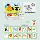 Quebra-Cabeça Magnético Educativo de Emoções e Criatividade – Brinquedo Sensorial Premium | CRIATIVAE