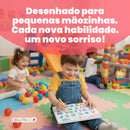 Quadro Magnético de Traçado de Letras Alfabéticas Educativo de Dupla Face | CRIATIVAE