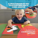 Kit 3D de Colagem Geométrica – Brinquedo Educativo Criativo para Crianças 3+ | CRIATIVAE
