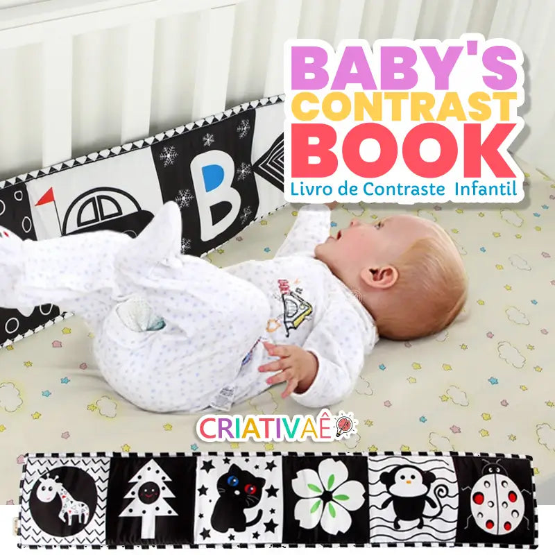 Baby's Contrast Book + Brinde Exclusivo 0-2 Criativaê 
