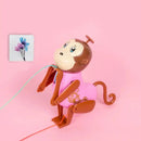 MonkeyClimb - Macaquinho Escala desce e sobe MonkeyClimb - Macaquinho Escala desce e sobe Criativaê Macaco Rosa 