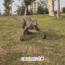 T-RunRex Criativaê - Novo Dinossauro Realista de Controle Remoto Inteligente