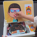 Quebra-Cabeça Magnético Educativo de Emoções e Criatividade – Brinquedo Sensorial Premium | CRIATIVAE