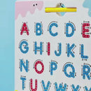 Quadro Magnético de Traçado de Letras Alfabéticas Educativo de Dupla Face | CRIATIVAE